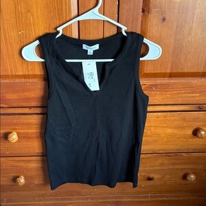 NWT Evereve Black Tank Top size xs